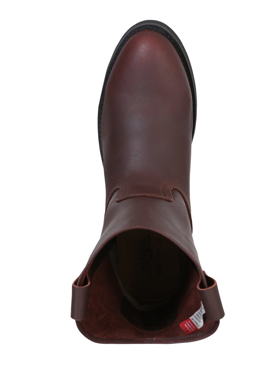 Establo Men's Work Boot - Leather  Grasso - Shedron 316