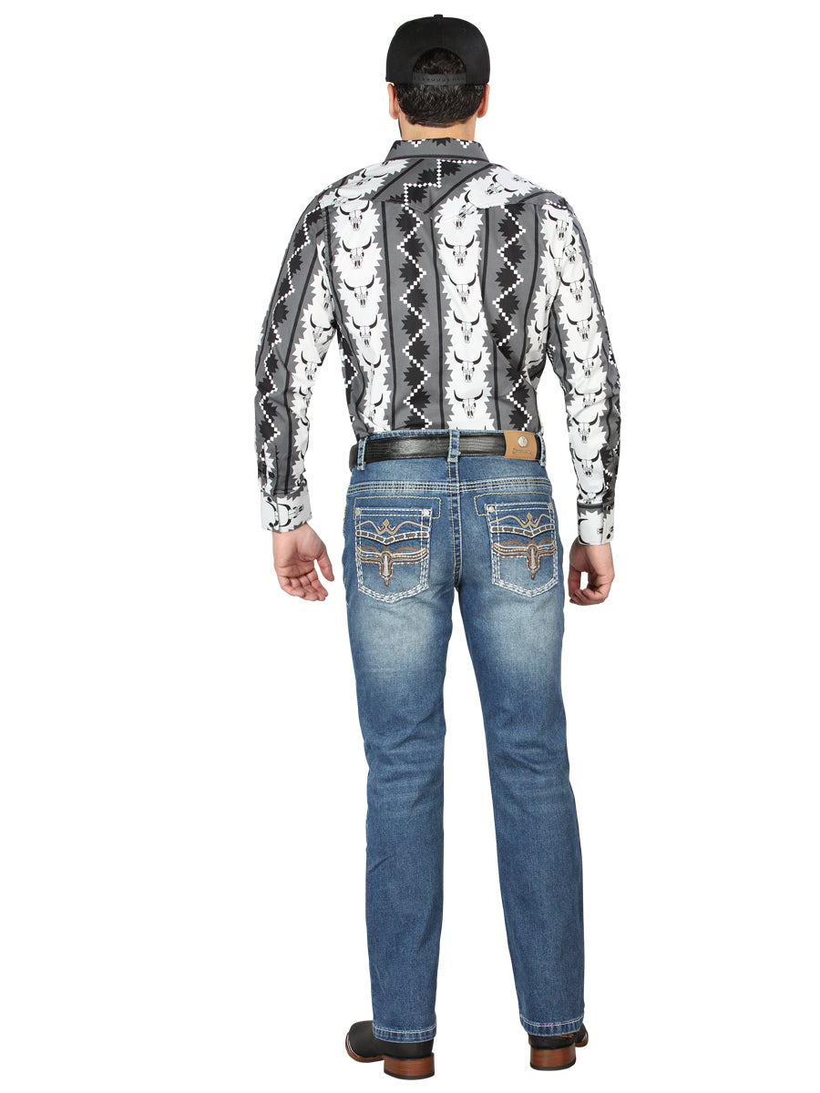 Centenario Bootcut Denim Jeans - Medium Blue 44971