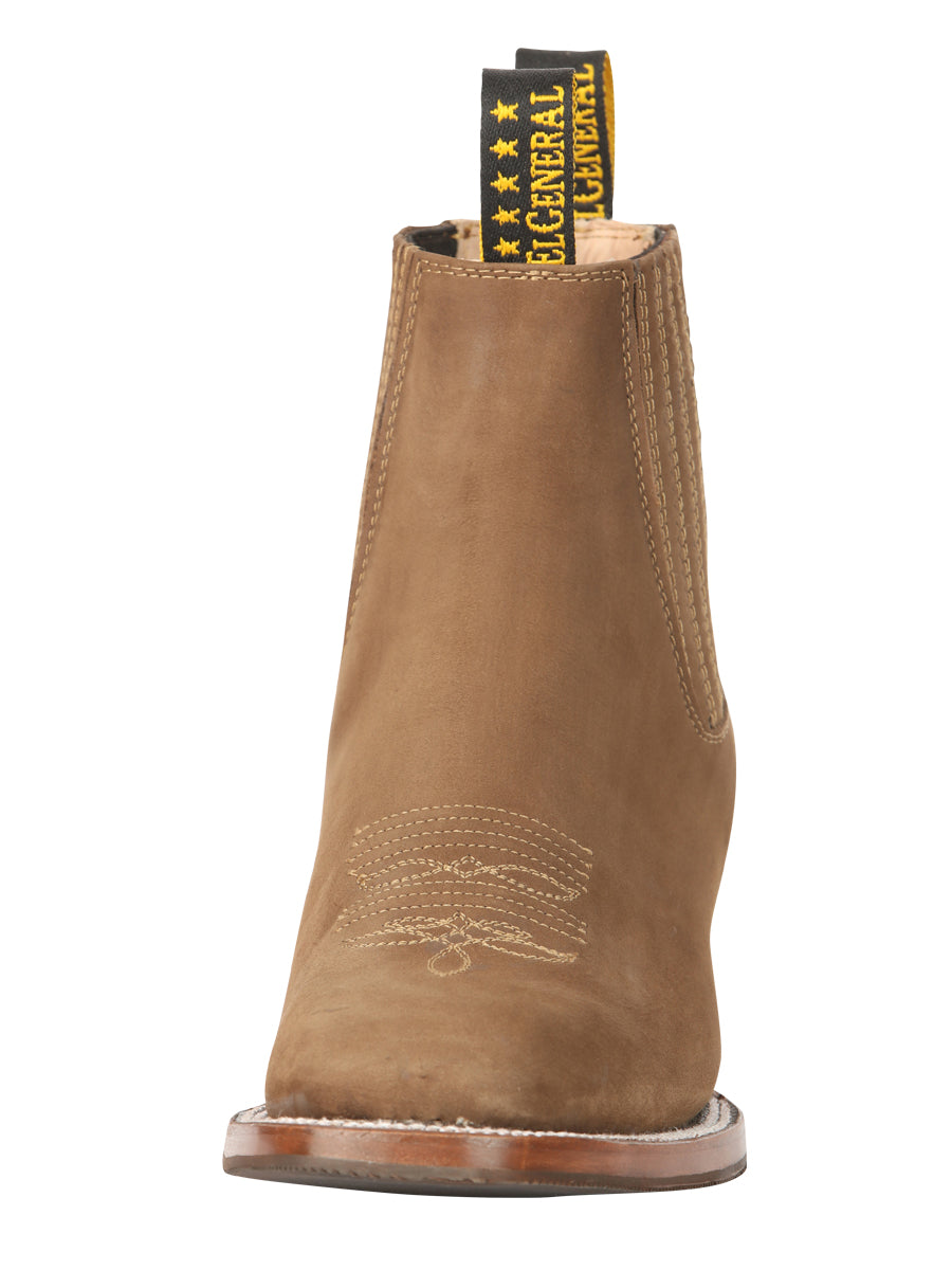 El General Men’s Ankle Boots - Nobuck Brown 45338