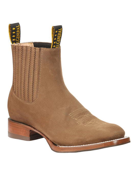 El General Men’s Ankle Boots - Nobuck Brown 45338