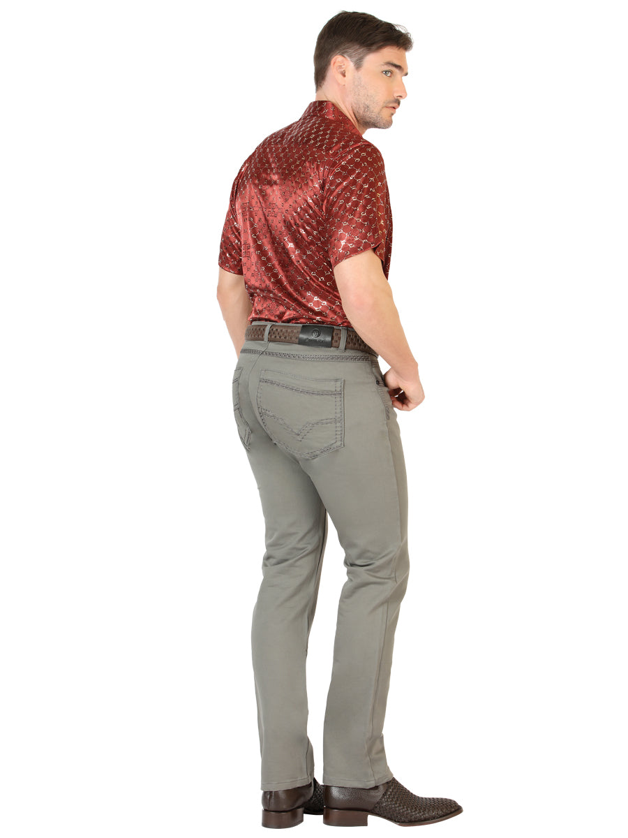 Centenario Slim Fit Denim Pants - Grey 45541