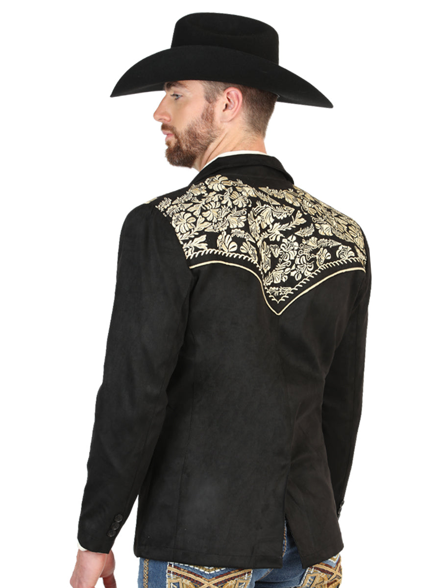 El General Men’s Suede Blazer - Black
 45647