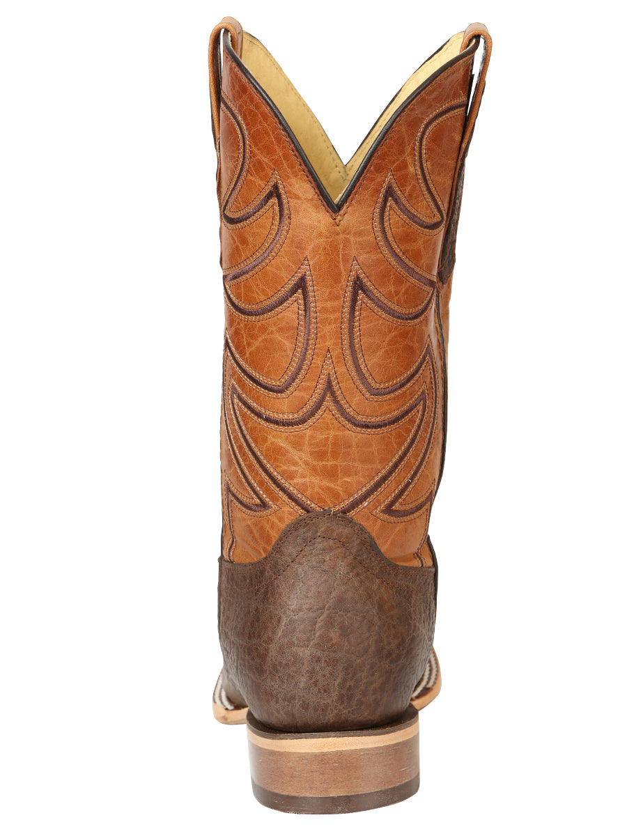 Men’s El General Rodeo Boot Elephant Print Brown 45767