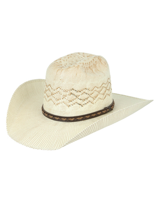 Men’s El General 20X Bangora Western Hat Ringers Crown -  Ivory/Tan 45883