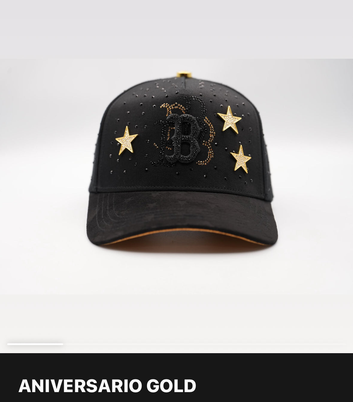 Sheep Logo Black Snapback Unisex Hat with Star Embellishments and Unique Design