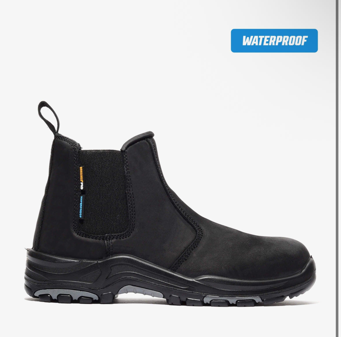 BotinesPRO Venture Chelsea Footwear Work Boot with Waterproof Protection, Lightweight Pull-On Entry, Reinforced Triple-Stitch Construction, Leather
