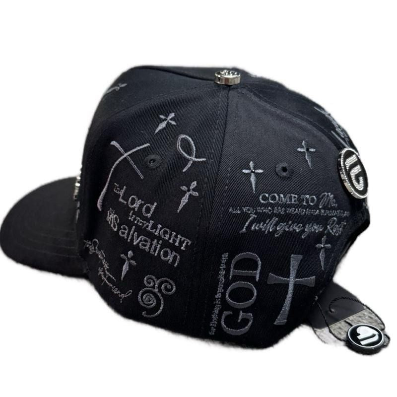 Faith Over Fair Silver and Black Hat La Office