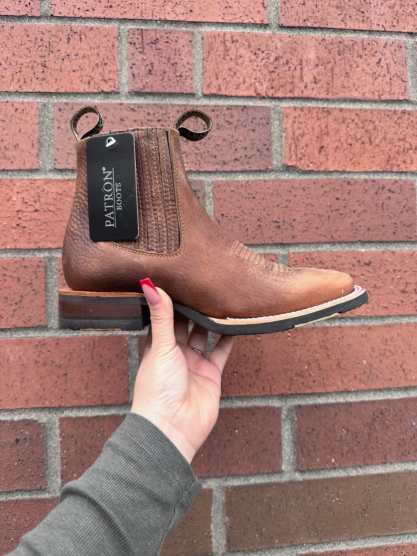 Botines de rodeo cafe
